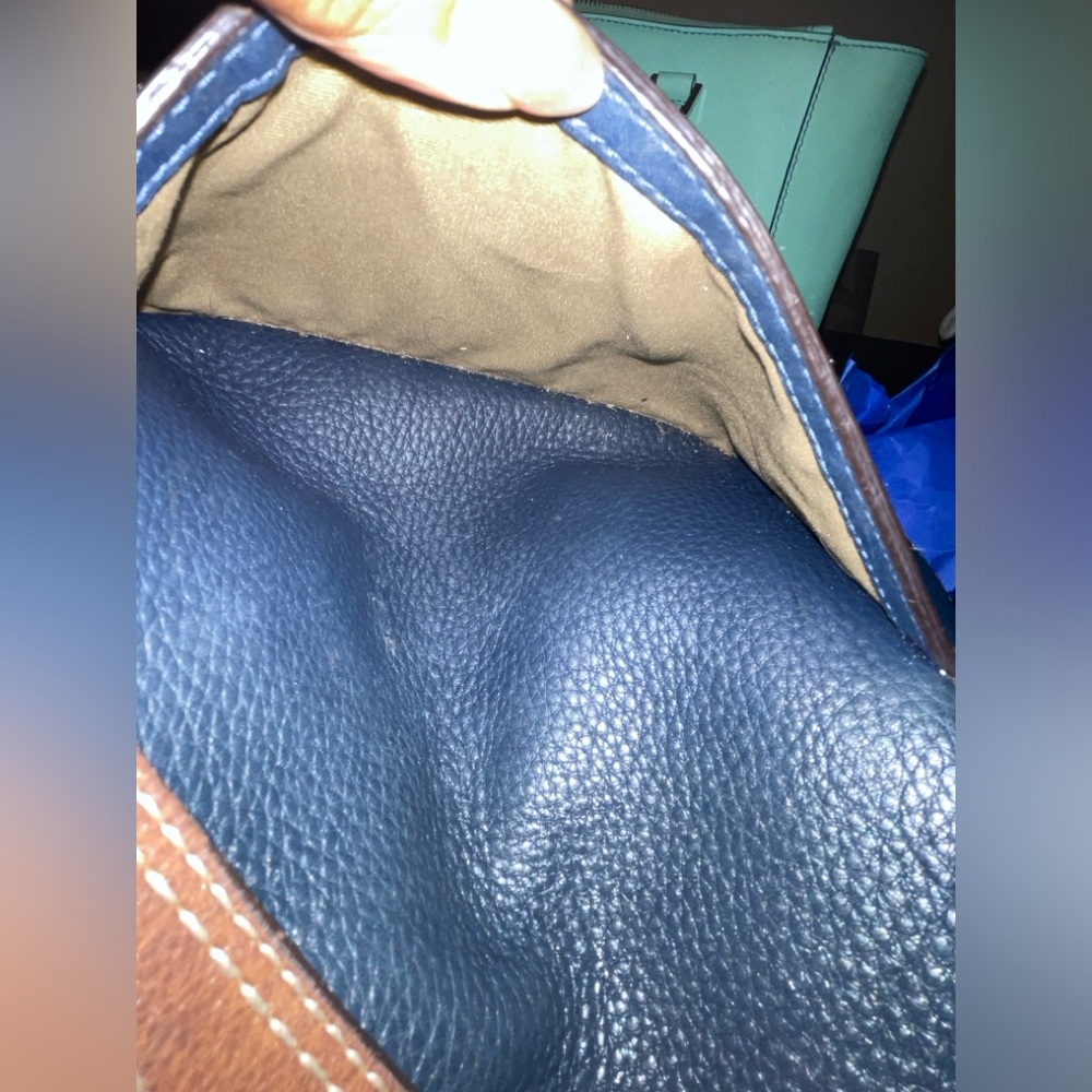 Coach Chelsea Navy Pebbled Leather Turnlock Hobo Bag Almost Vintage 2009 EUC Y2K - Picture 13 of 16